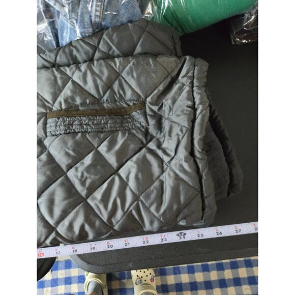 Tricots St Raphael Mens Quilted Puffer Vest Size Large Outdoor Winter Zip Front - Picture 9 of 13
